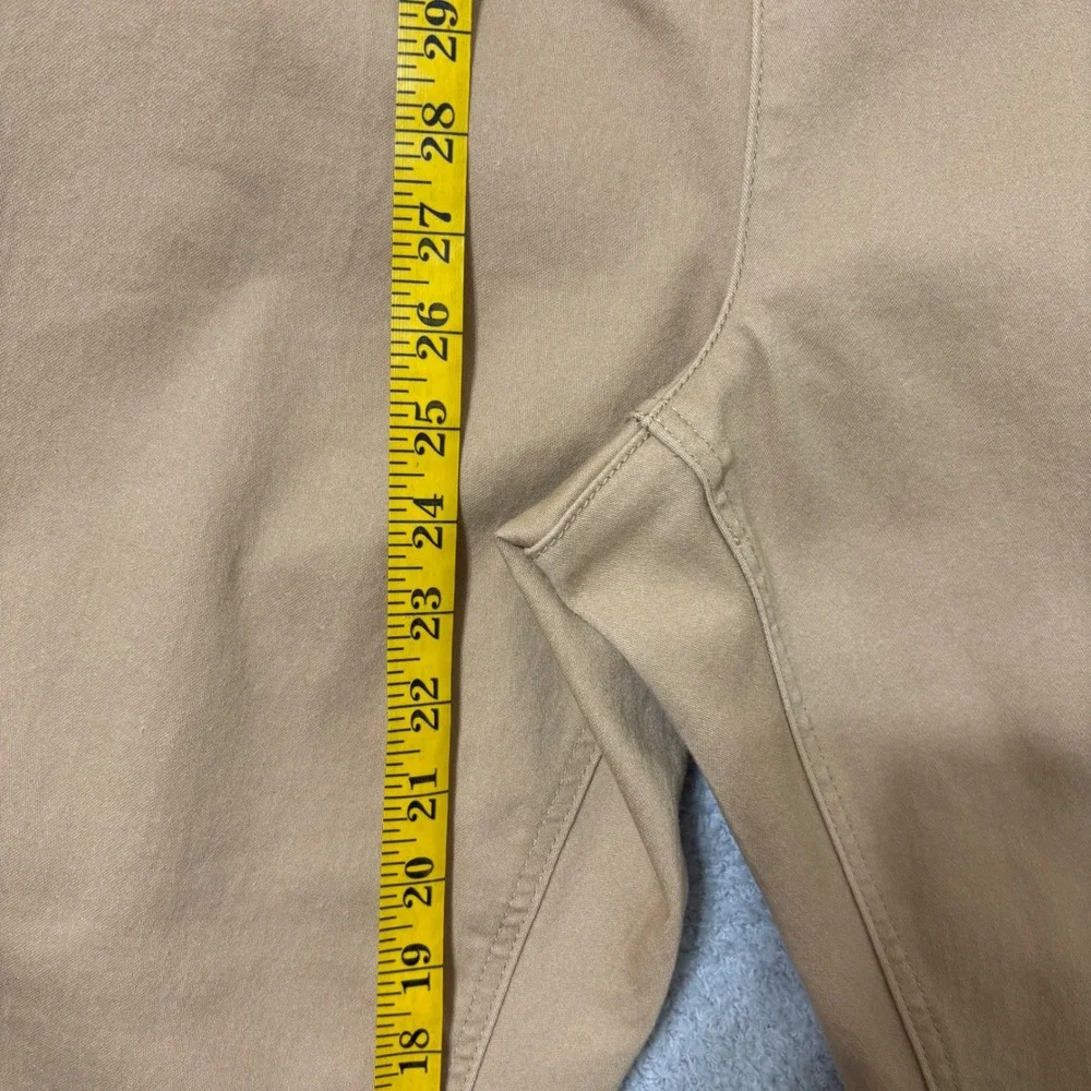 Comfort Stretch Pull On Skinny Pants Casual Work Minimalist Size 2X‎ Camel Tan